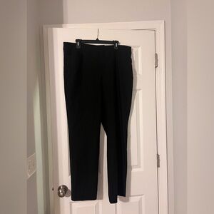Chico's Pants Womens 16R Black So Slimming 360 Brigitte Slim Leg Pull On Stretch